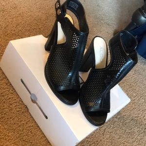 Aldo- Black 4” heel